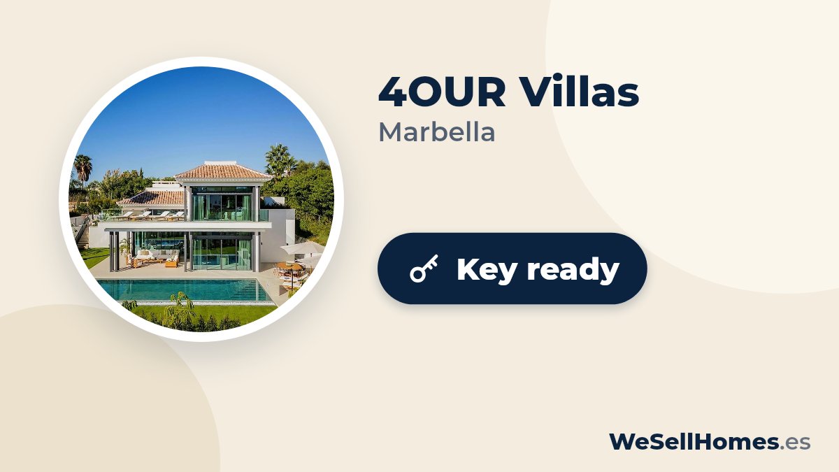 4OUR Villas, Marbella: Key ready