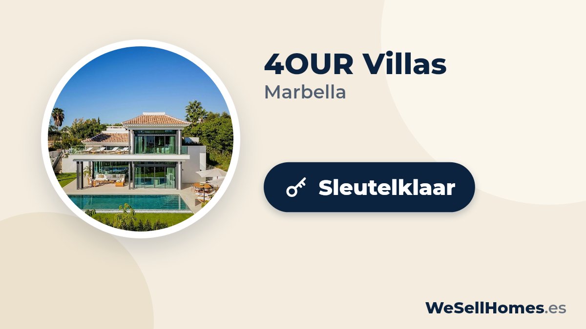 4OUR Villas, Marbella: Sleutelklaar