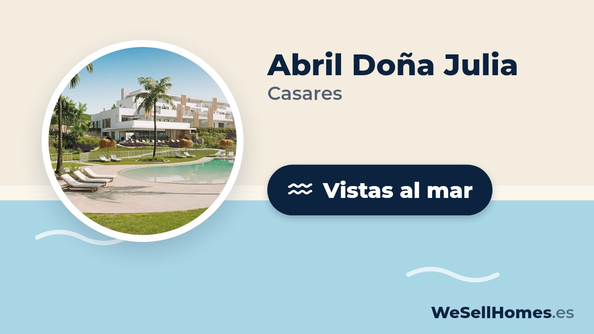Abril Doña Julia, Casares: Vistas al mar