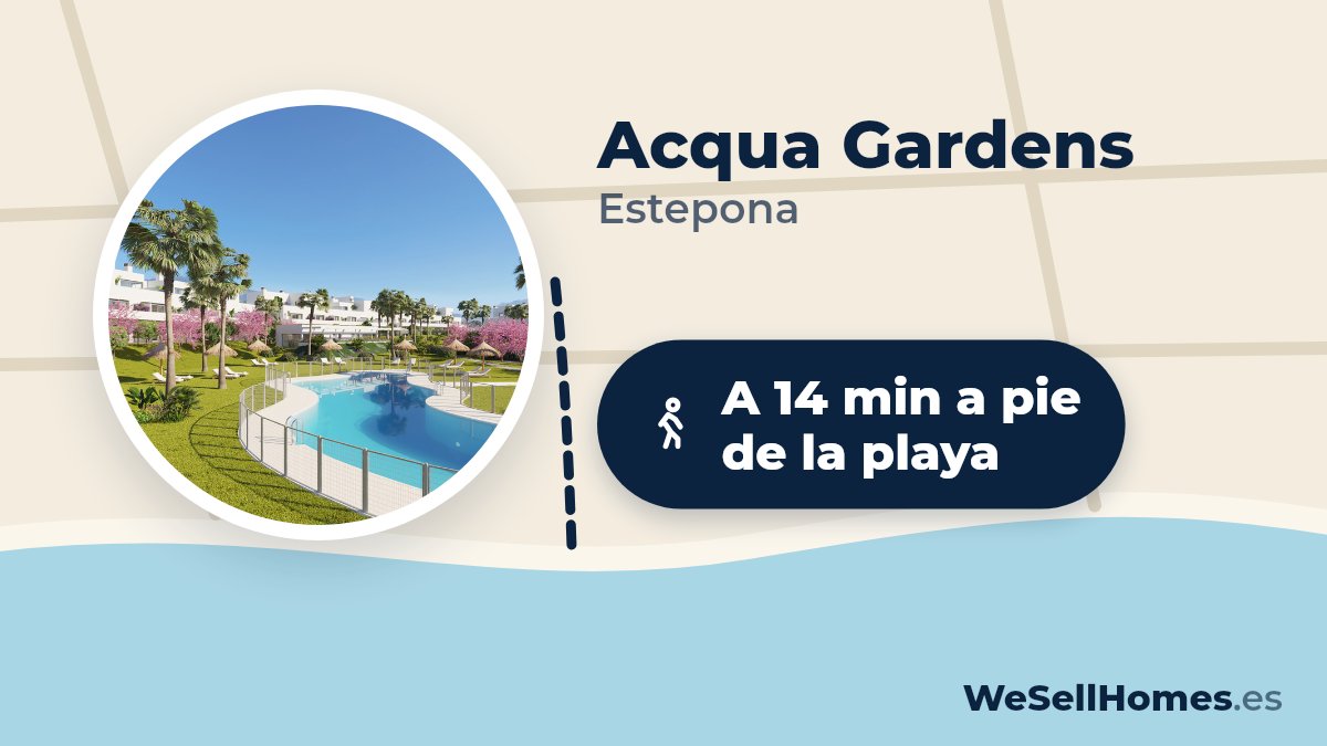 Acqua Gardens, Estepona: A 14 min a pie de la playa