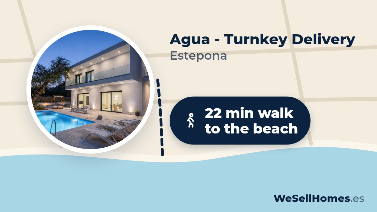 Agua - Turnkey Delivery, Estepona: 22 min walk to the beach