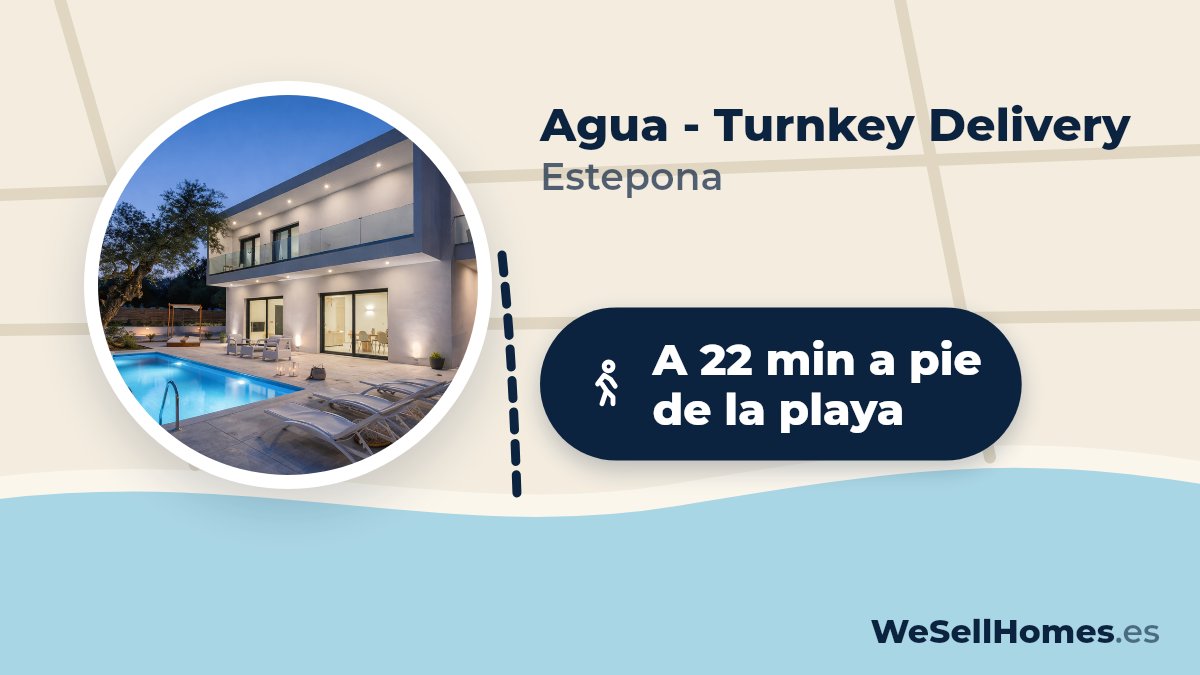 Agua - Turnkey Delivery, Estepona: A 22 min a pie de la playa