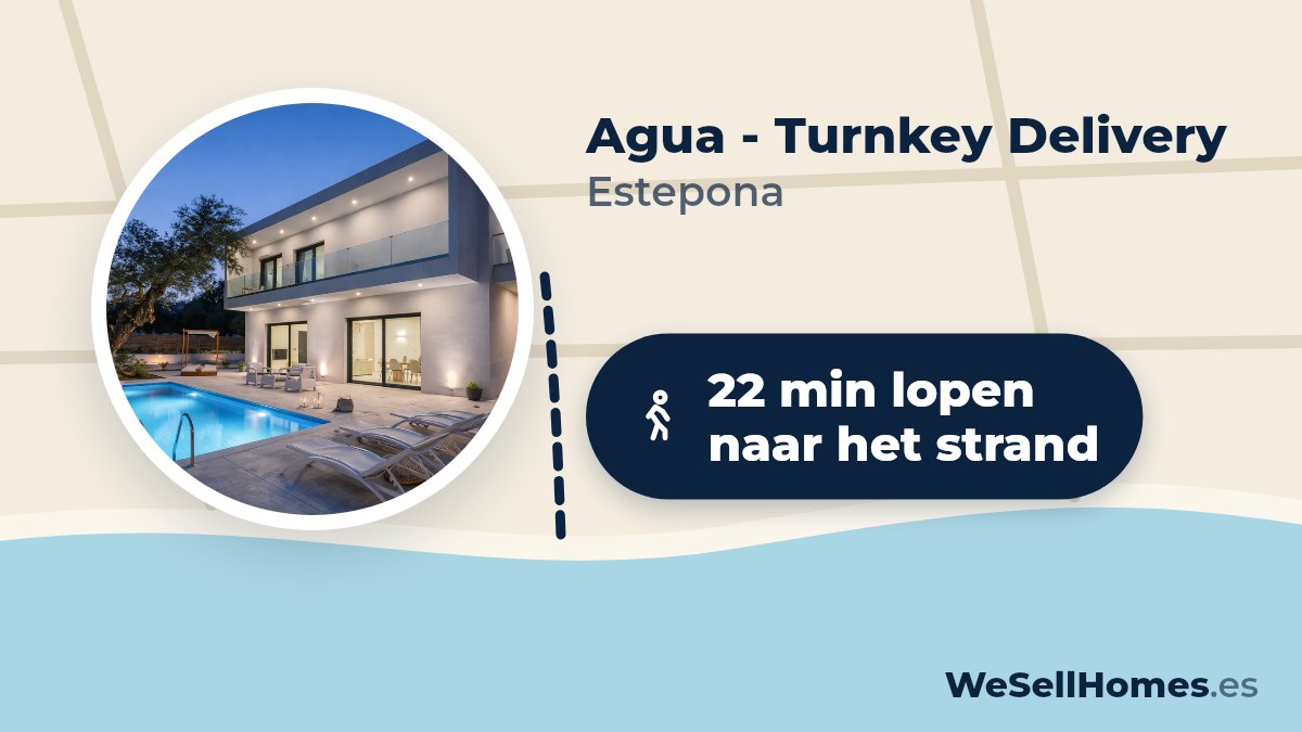 Agua - Turnkey Delivery, Estepona: 22 min lopen naar het strand