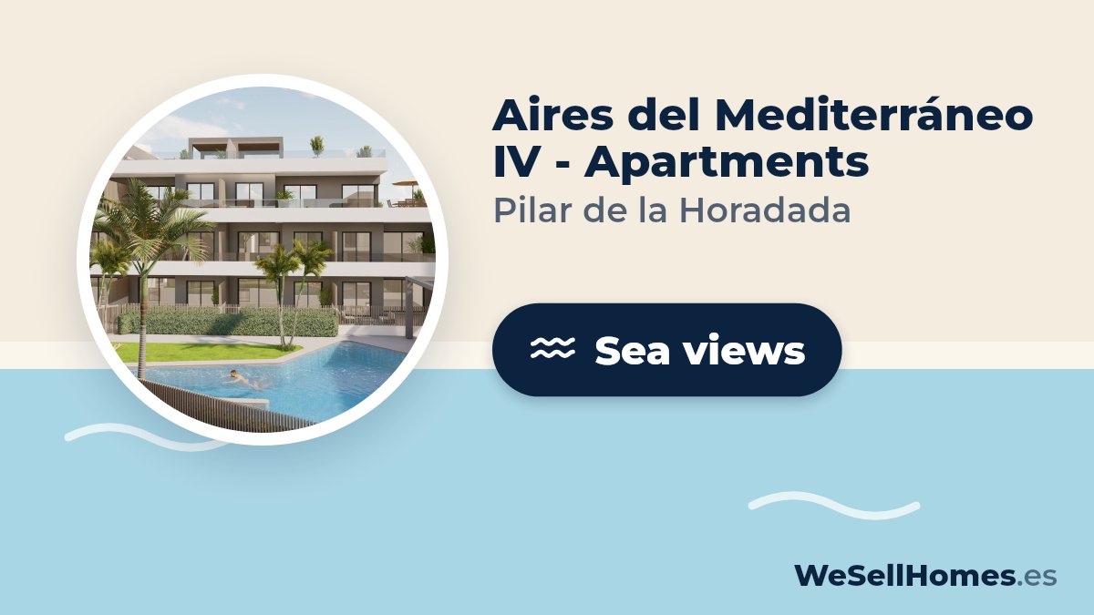 Aires del Mediterráneo IV - Apartments, Pilar de la Horadada: Sea views