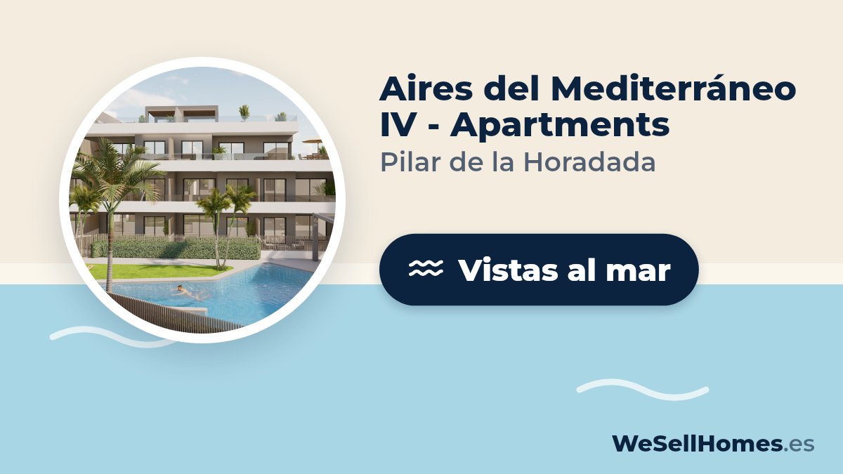 Aires del Mediterráneo IV - Apartments, Pilar de la Horadada: Vistas al mar