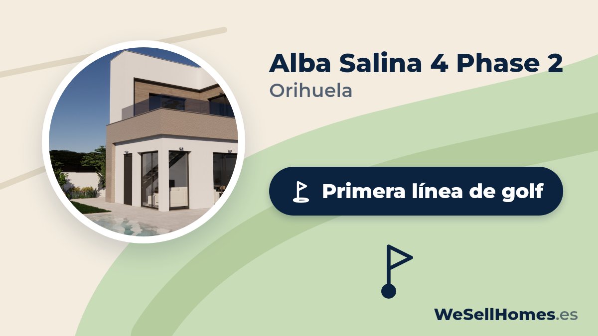 Alba Salina 4 Phase 2, Orihuela: Primera línea de golf