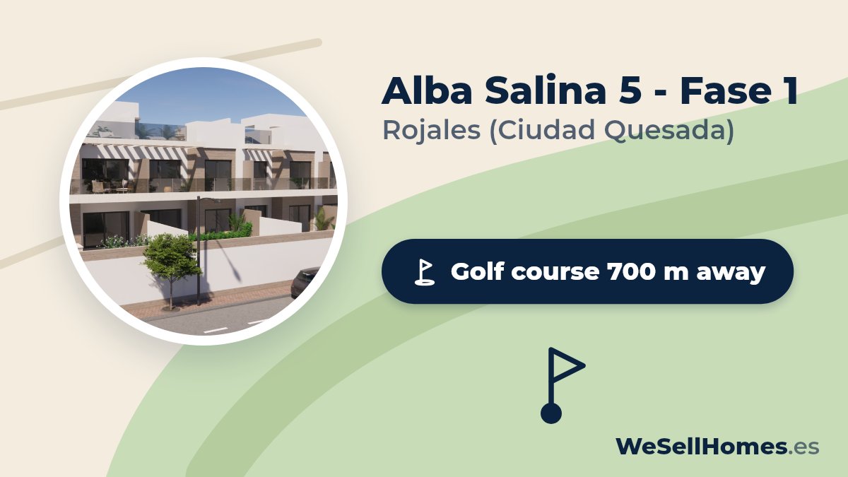 Alba Salina 5 - Fase 1, Rojales (Ciudad Quesada): Golf course 700 m away