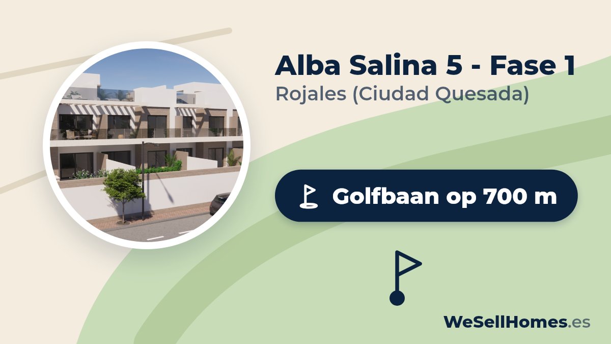 Alba Salina 5 - Fase 1, Rojales (Ciudad Quesada): Golfbaan op 700 m