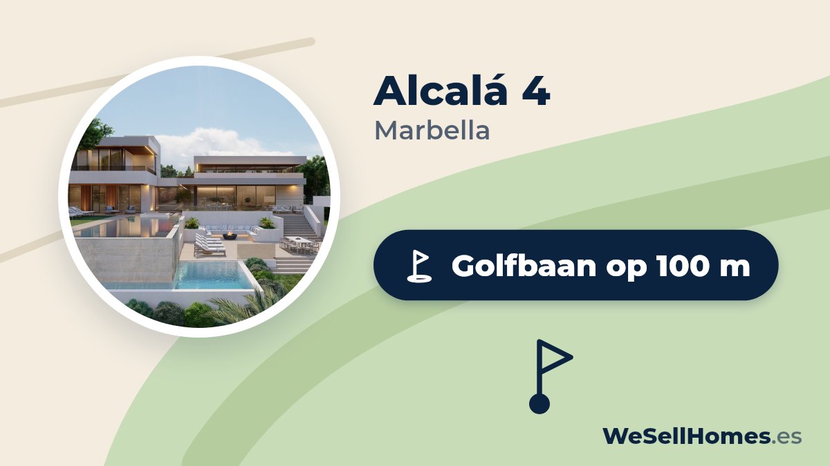 Alcalá 4, Marbella: Golfbaan op 100 m