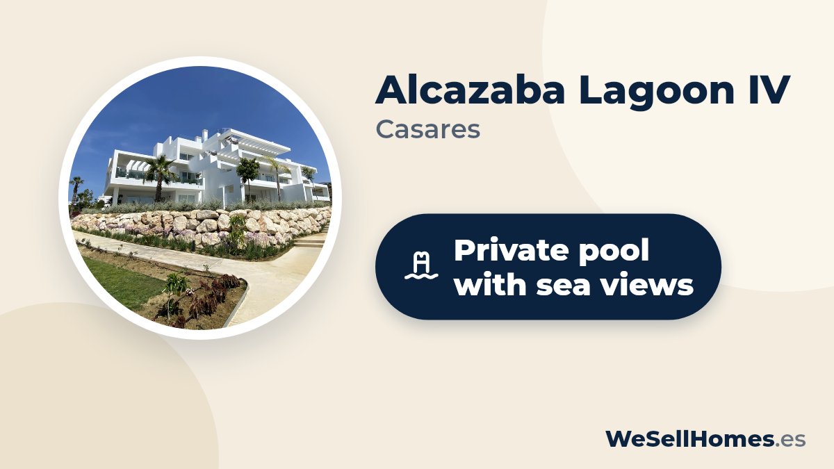 Alcazaba Lagoon IV, Casares: Private pool with sea views