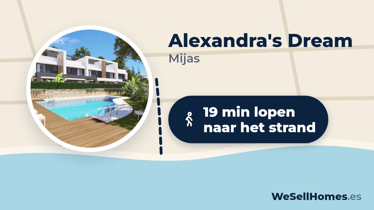Alexandra's Dream, Mijas: 19 min lopen naar het strand
