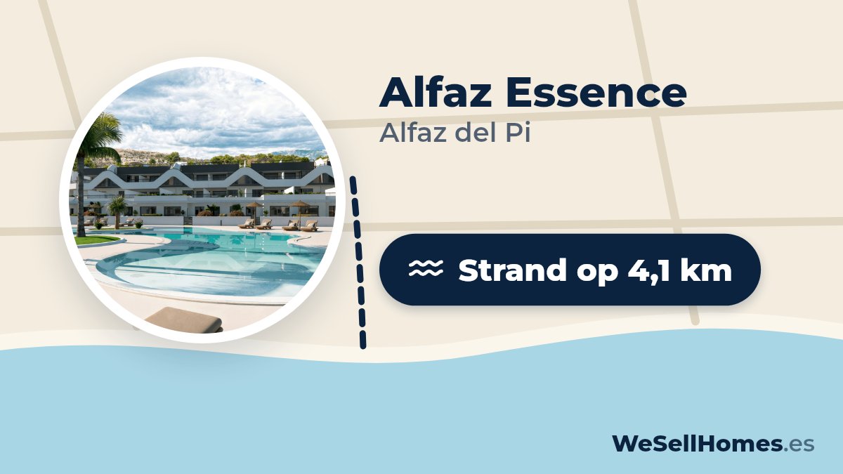 Alfaz Essence, Alfaz del Pi: Strand op 4,1 km