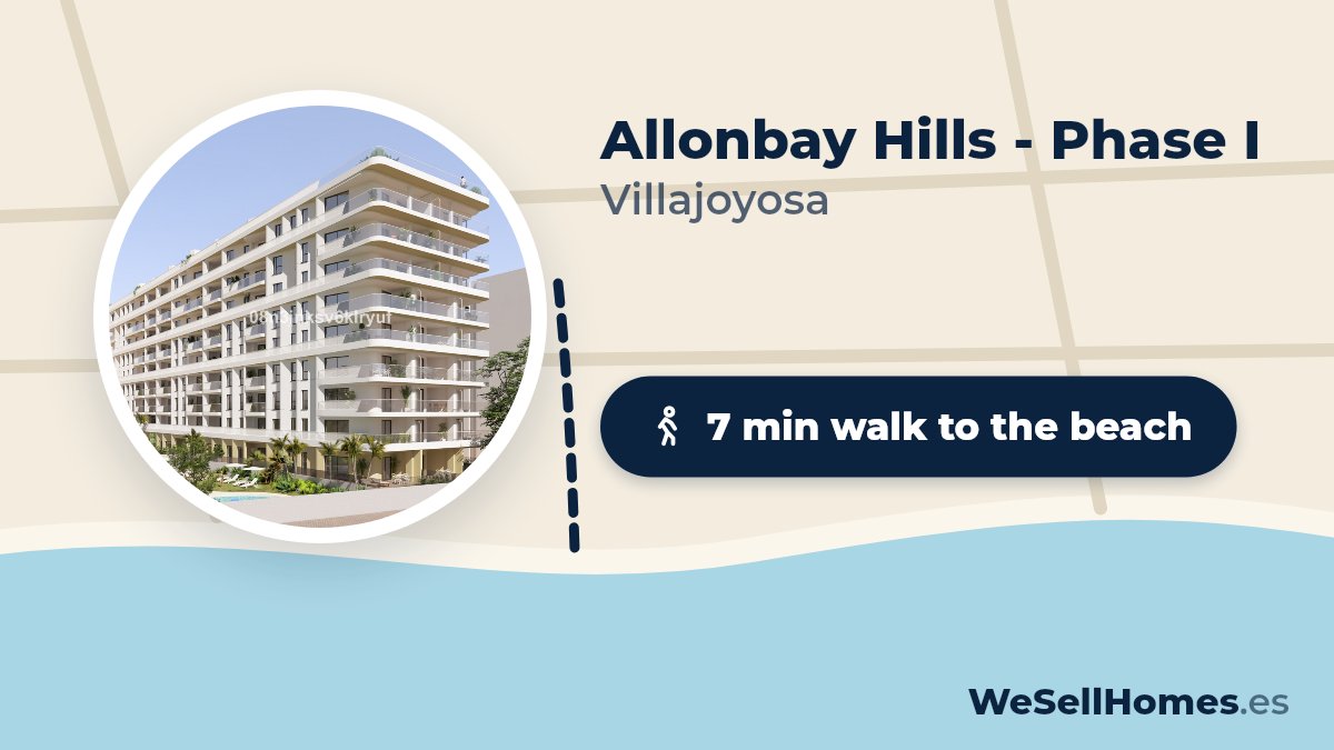 Allonbay Hills - Phase I, Villajoyosa: 7 min walk to the beach