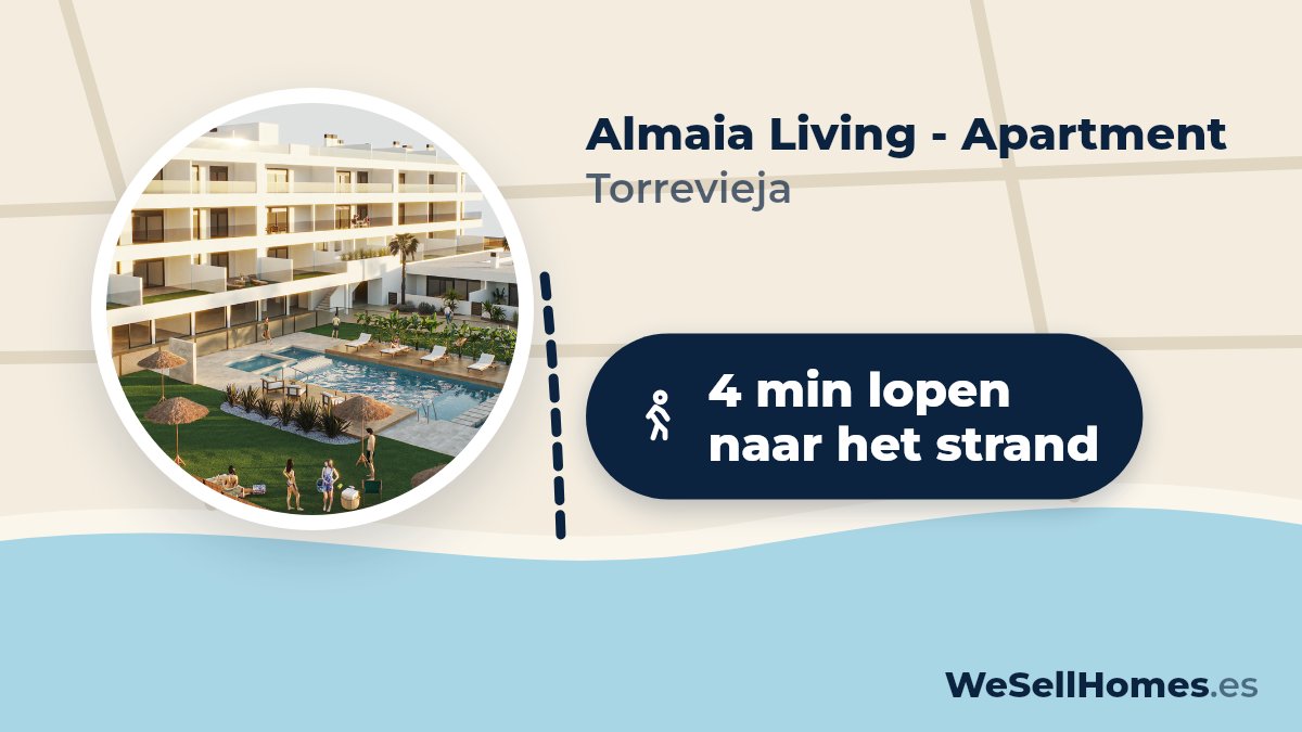 Almaia Living - Apartment, Torrevieja: 4 min lopen naar het strand