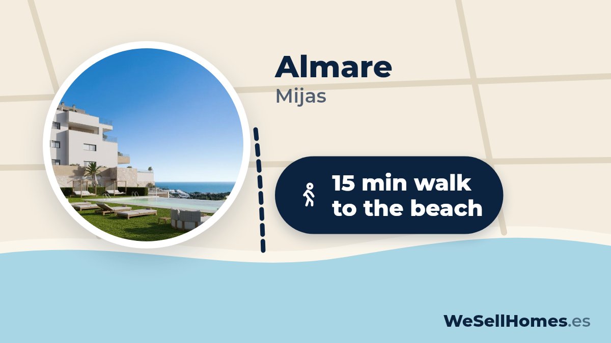 Almare, Mijas: 15 min walk to the beach