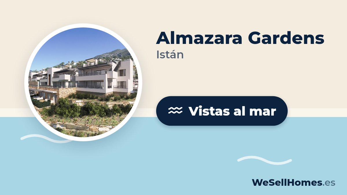 Almazara Gardens, Istán: Vistas al mar