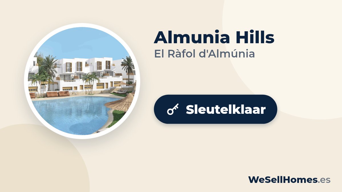 Almunia Hills, El Ràfol d'Almúnia: Sleutelklaar