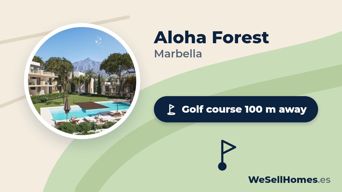 Aloha Forest, Marbella: Golf course 100 m away