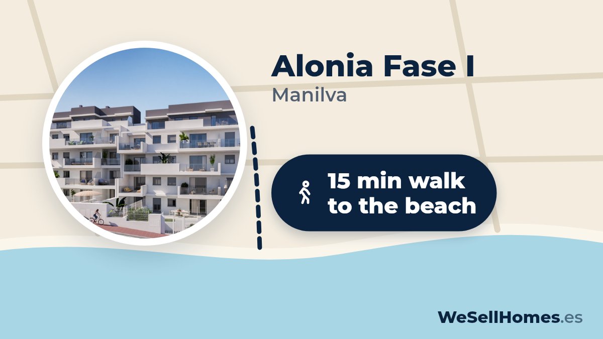 Alonia Fase I, Manilva: 15 min walk to the beach