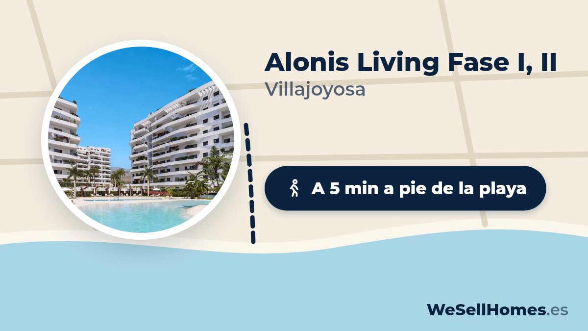 Alonis Living Fase I, II, Villajoyosa: A 5 min a pie de la playa
