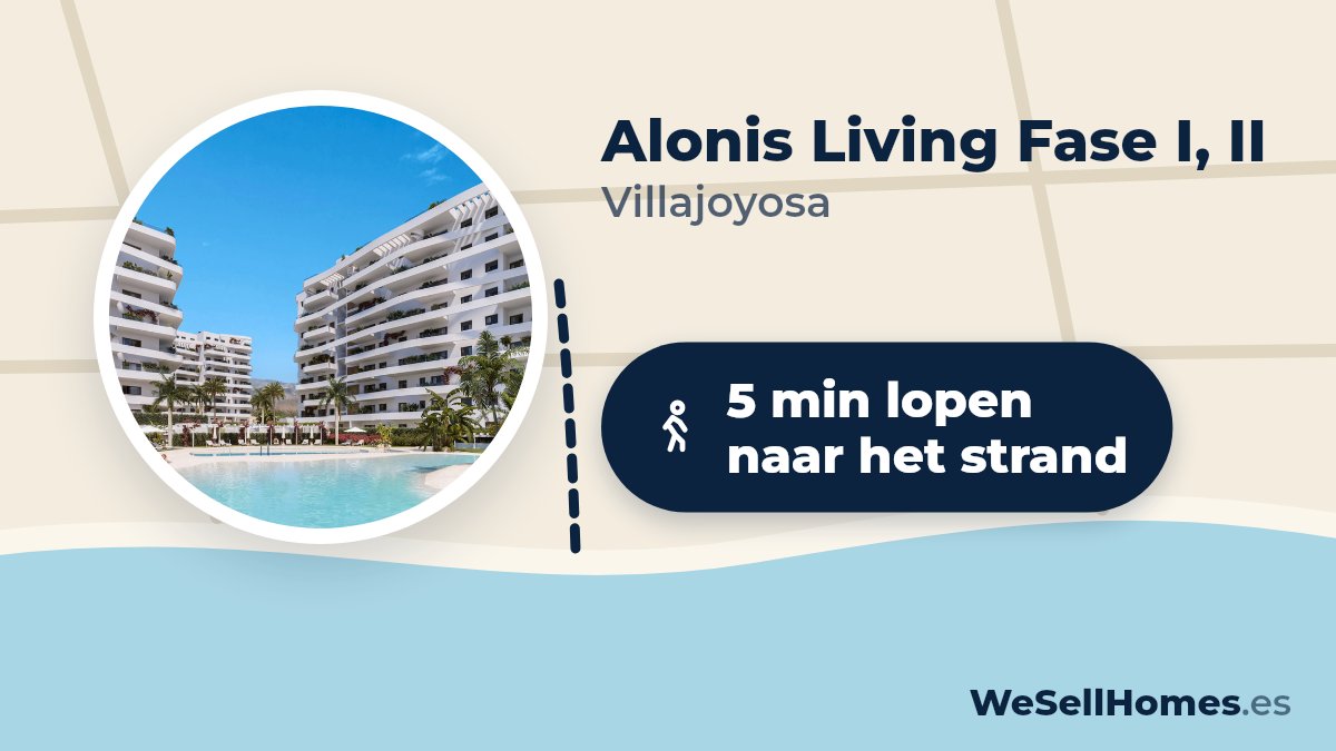 Alonis Living Fase I, II, Villajoyosa: 5 min lopen naar het strand
