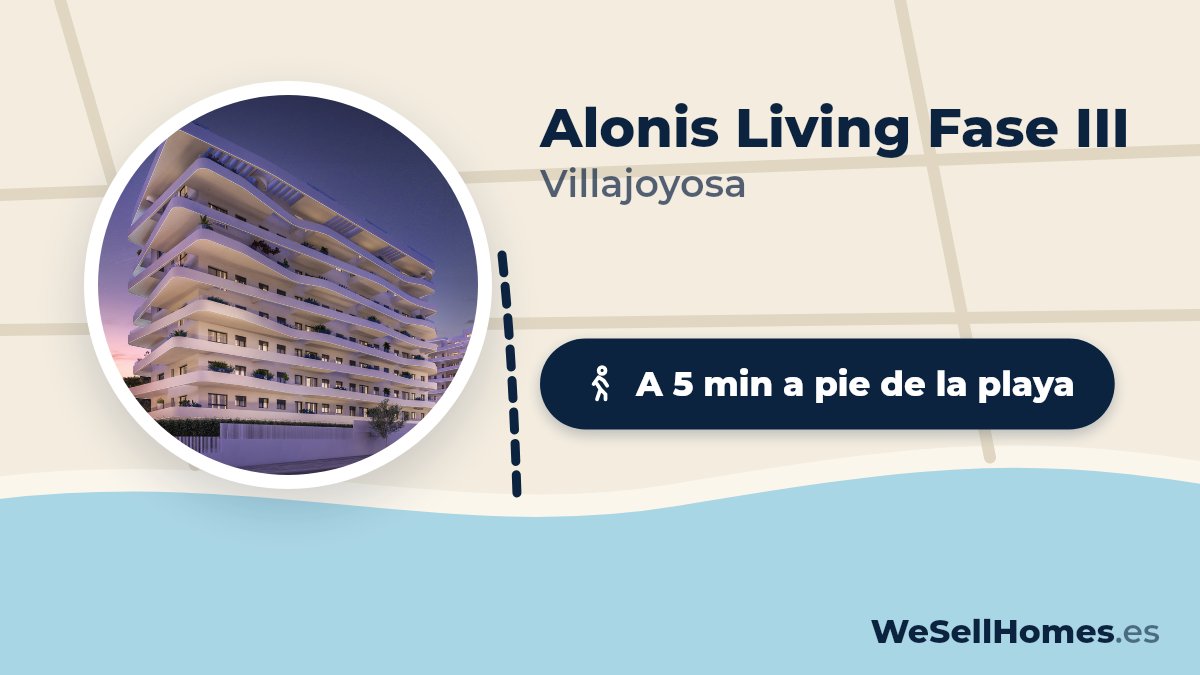 Alonis Living Fase III, Villajoyosa: A 5 min a pie de la playa