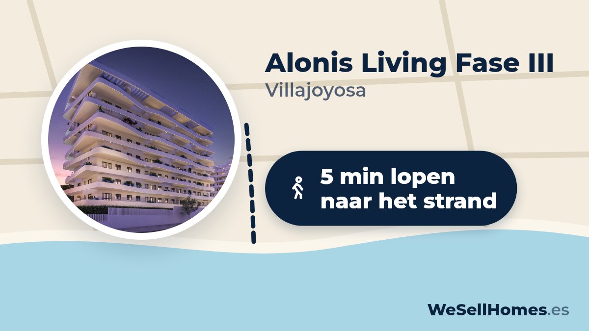 Alonis Living Fase III, Villajoyosa: 5 min lopen naar het strand