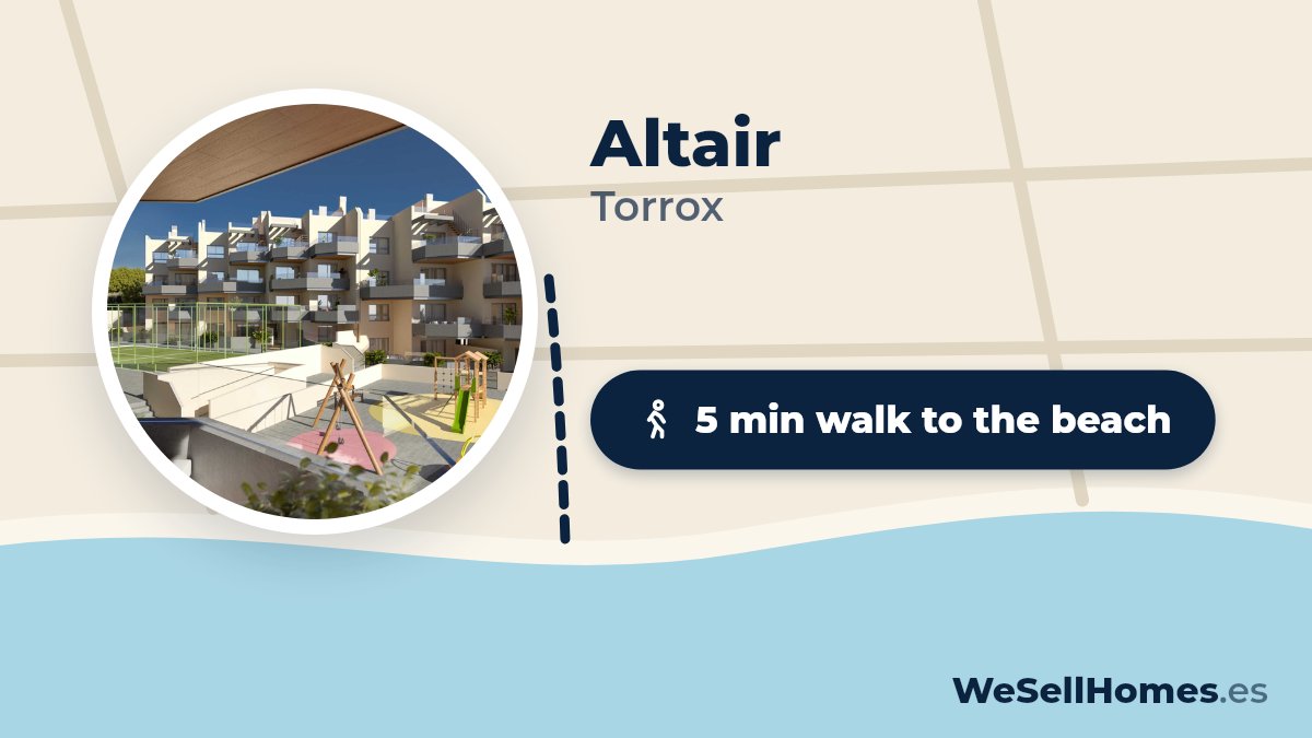 Altair, Torrox: 5 min walk to the beach