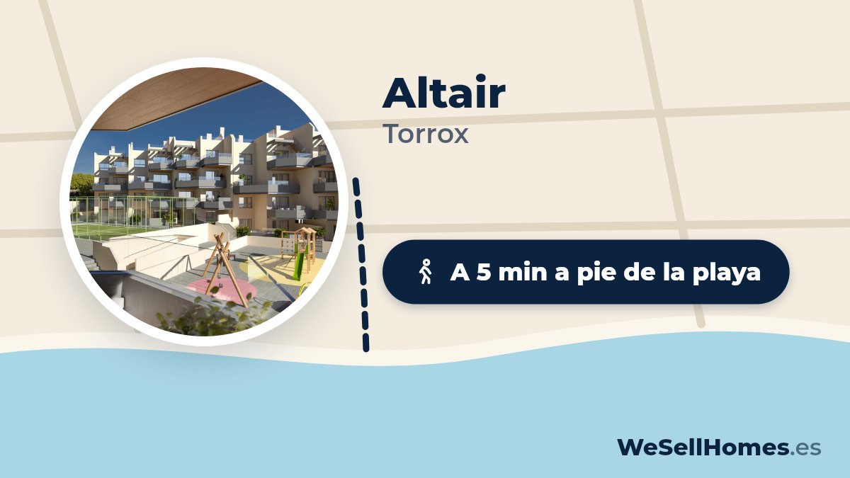 Altair, Torrox: A 5 min a pie de la playa