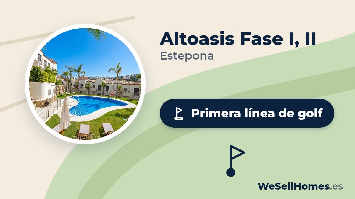 Altoasis Fase I, II, Estepona: Primera línea de golf