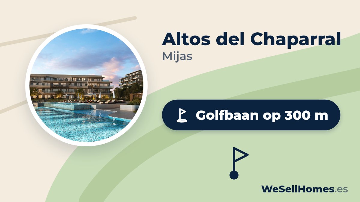 Altos del Chaparral, Mijas: Golfbaan op 300 m