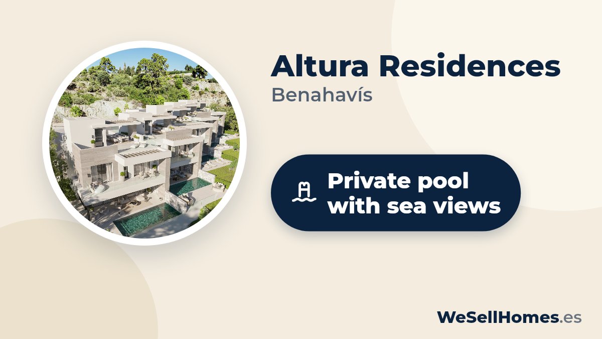 Altura Residences, Benahavís: Private pool with sea views