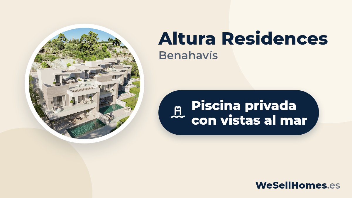 Altura Residences, Benahavís: Piscina privada con vistas al mar