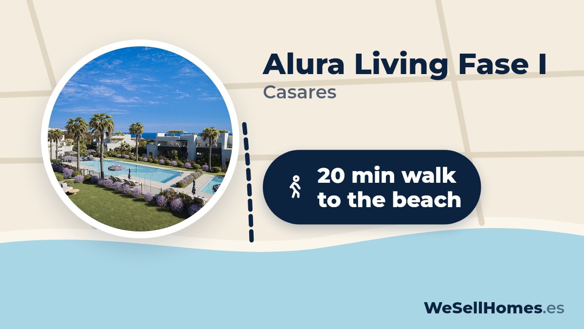 Alura Living Fase I, Casares: 20 min walk to the beach