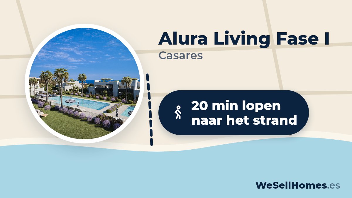 Alura Living Fase I, Casares: 20 min lopen naar het strand