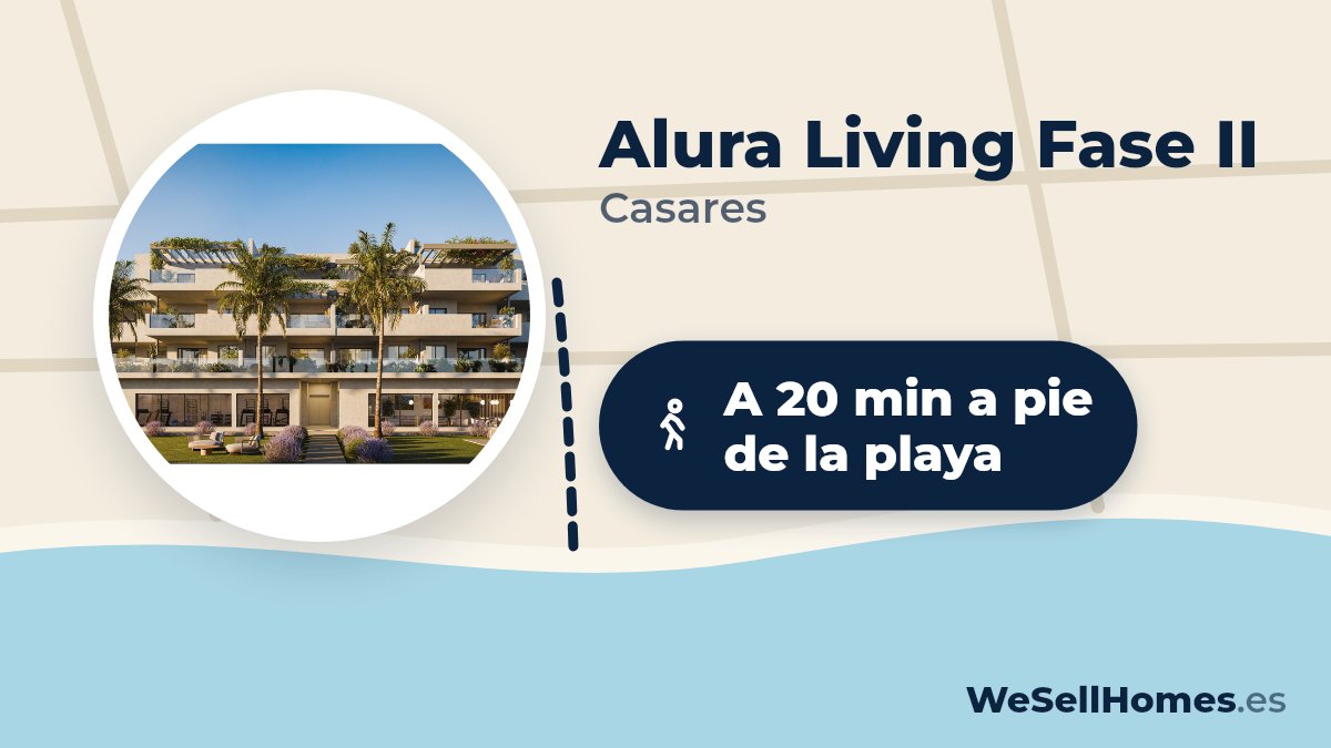 Alura Living Fase II, Casares: A 20 min a pie de la playa