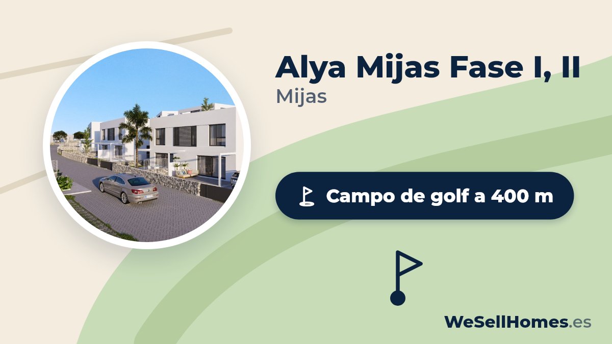 Alya Mijas Fase I, II, Mijas: Campo de golf a 400 m
