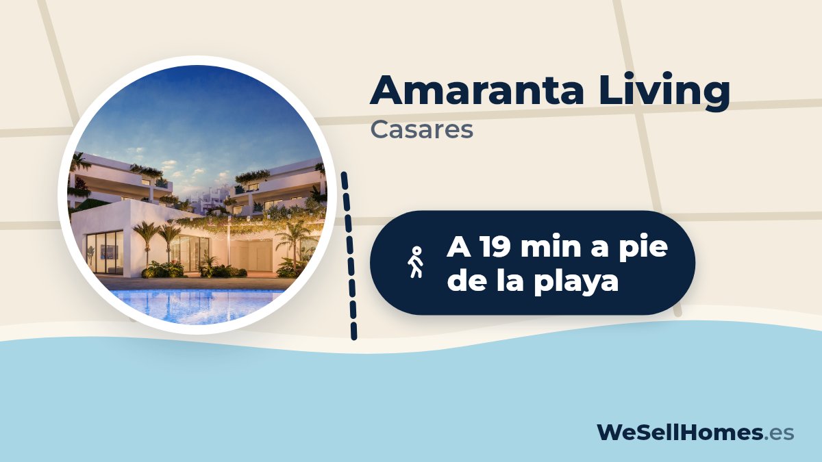 Amaranta Living, Casares: A 19 min a pie de la playa