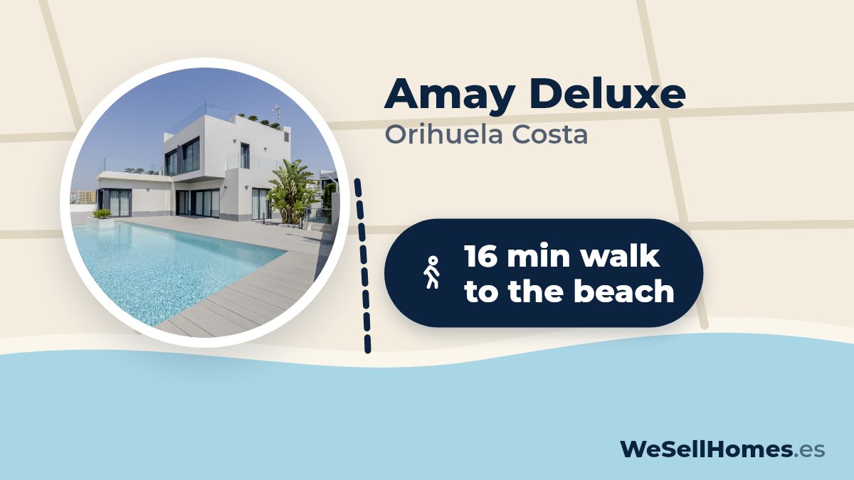Amay Deluxe, Orihuela Costa: 16 min walk to the beach