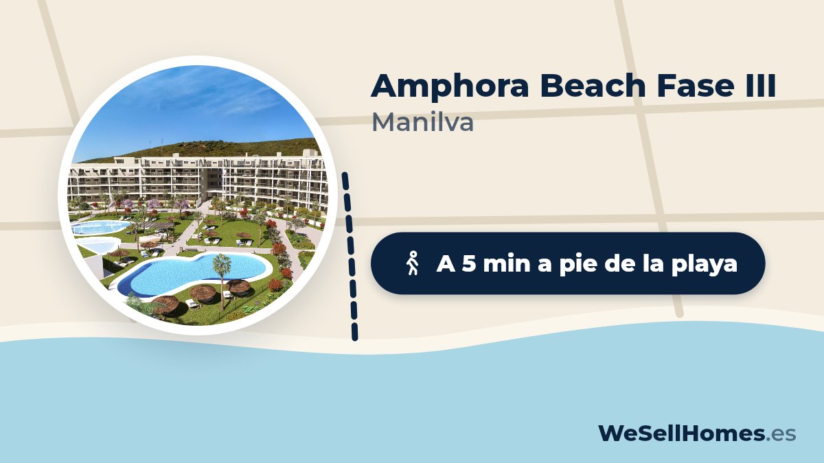 Amphora Beach Fase III, Manilva: A 5 min a pie de la playa