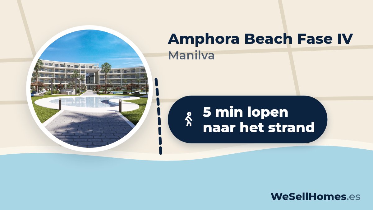 Amphora Beach Fase IV, Manilva: 5 min lopen naar het strand