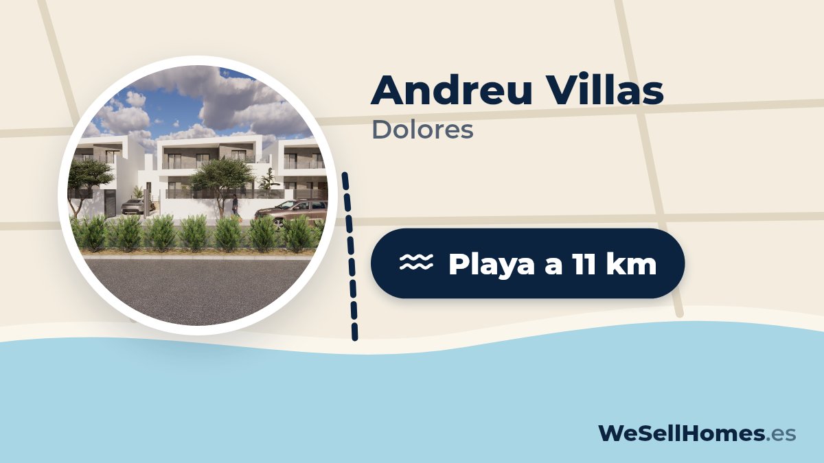 Andreu Villas, Dolores: Playa a 11 km
