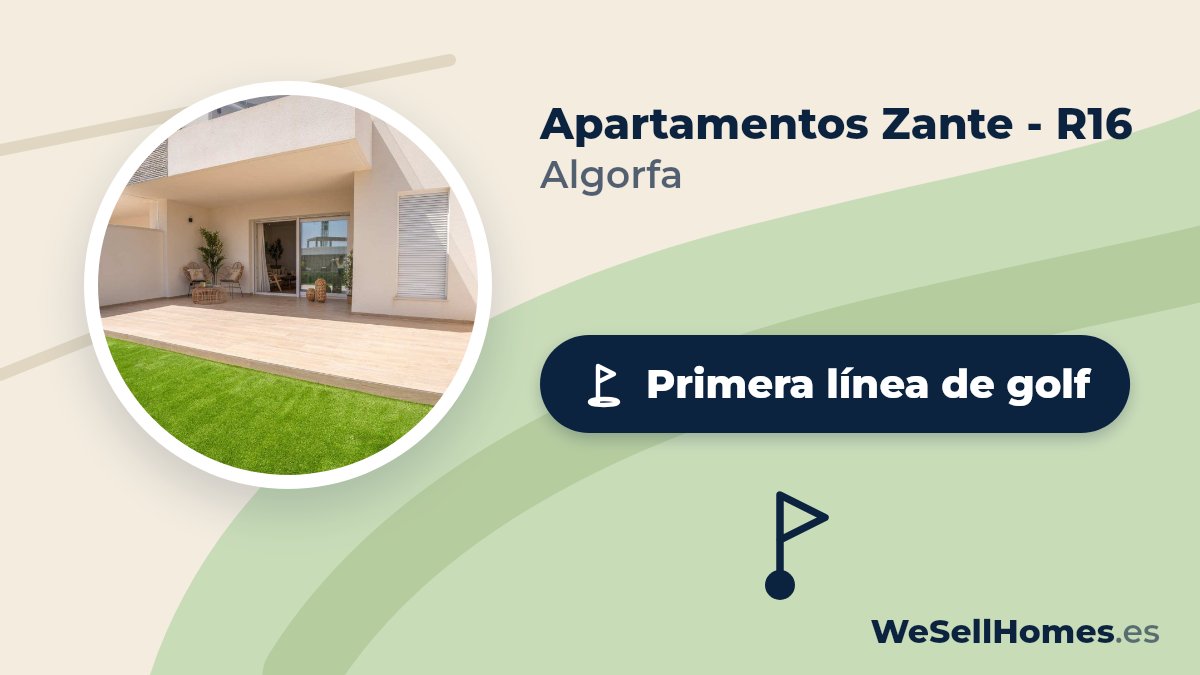 Apartamentos Zante - R16, Algorfa: Primera línea de golf