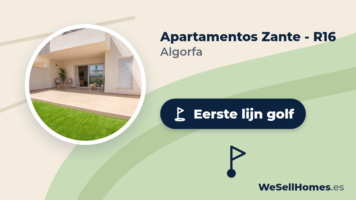 Apartamentos Zante - R16, Algorfa: Eerste lijn golf
