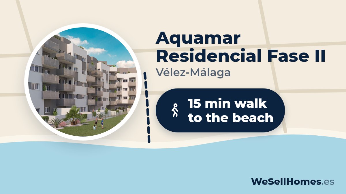 Aquamar Residencial Fase II, Vélez-Málaga: 15 min walk to the beach