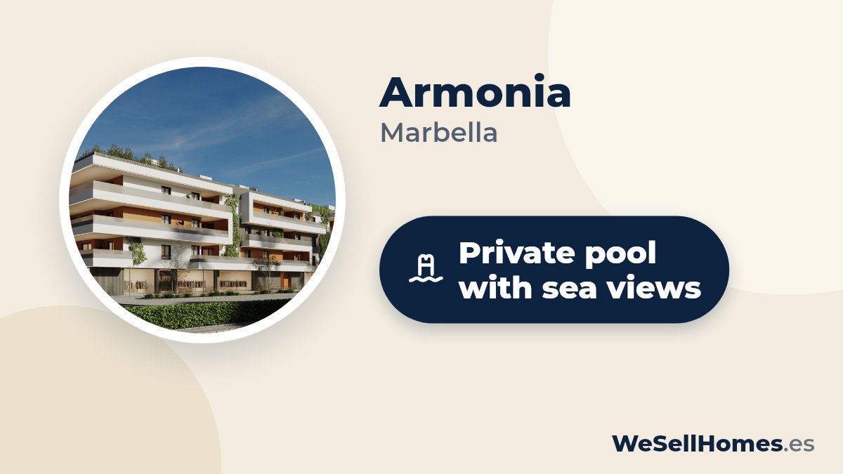 Armonia, Marbella: Private pool with sea views