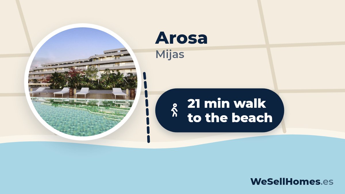 Arosa, Mijas: 21 min walk to the beach