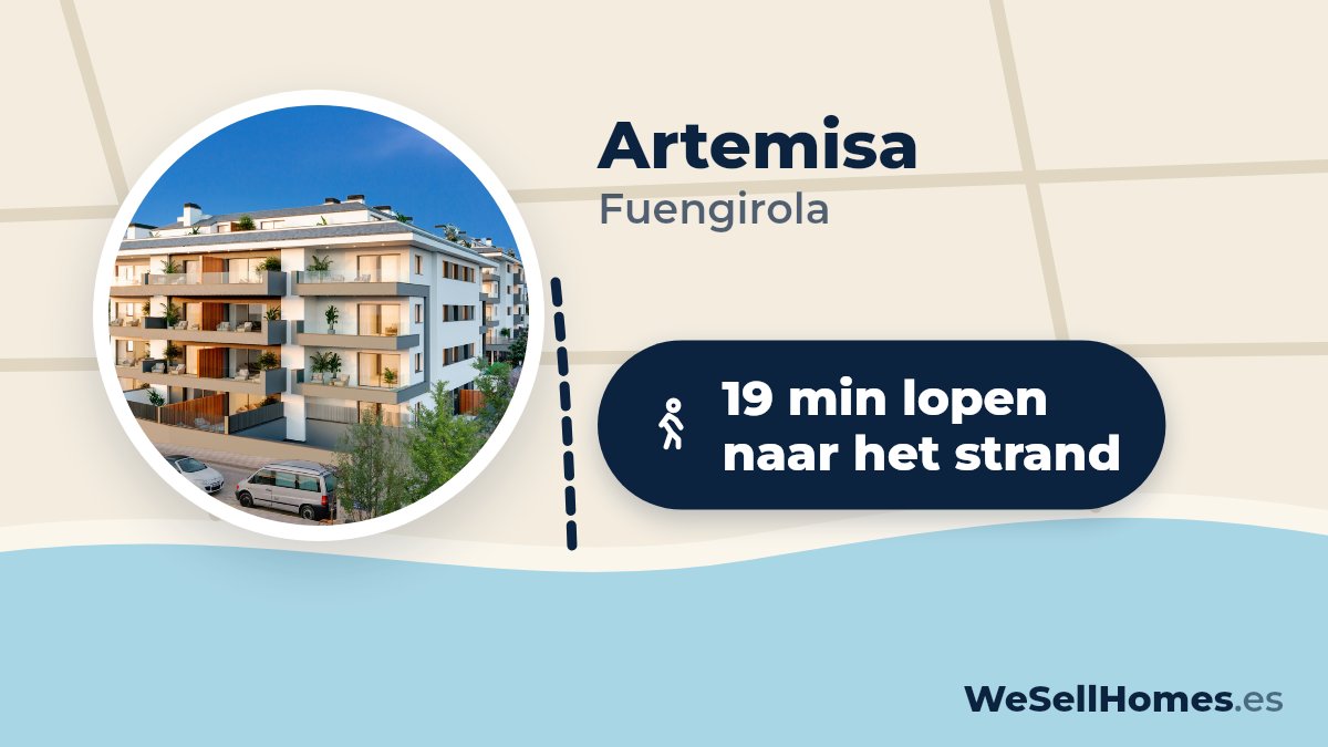 Artemisa, Fuengirola: 19 min lopen naar het strand