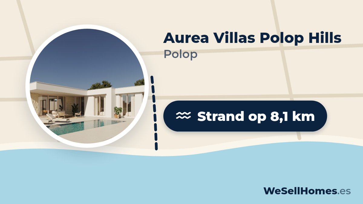 Aurea Villas Polop Hills, Polop: Strand op 8,1 km