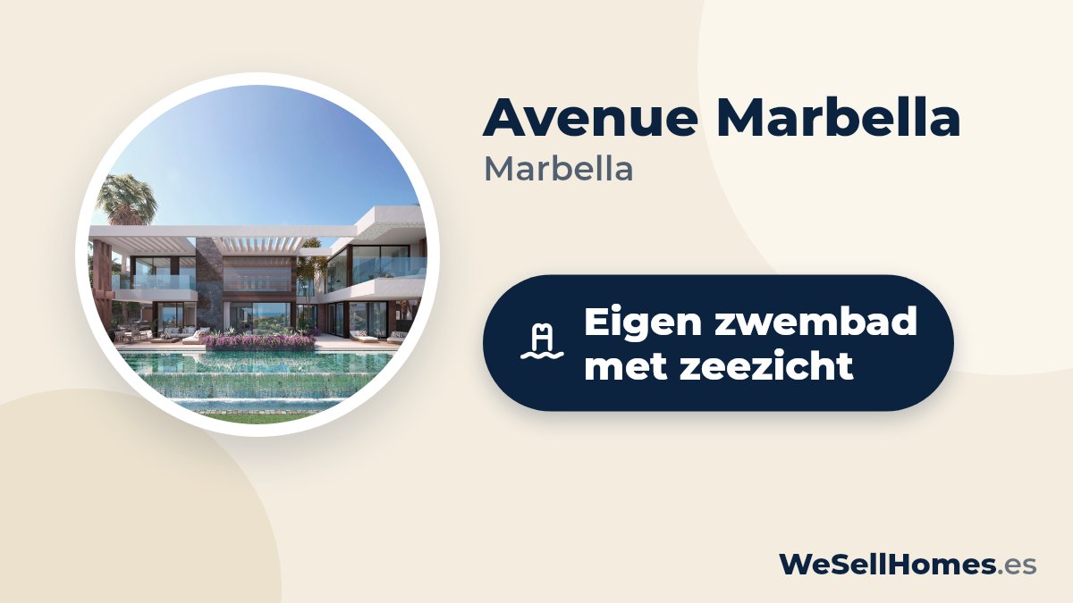 Avenue Marbella, Marbella: Eigen zwembad met zeezicht